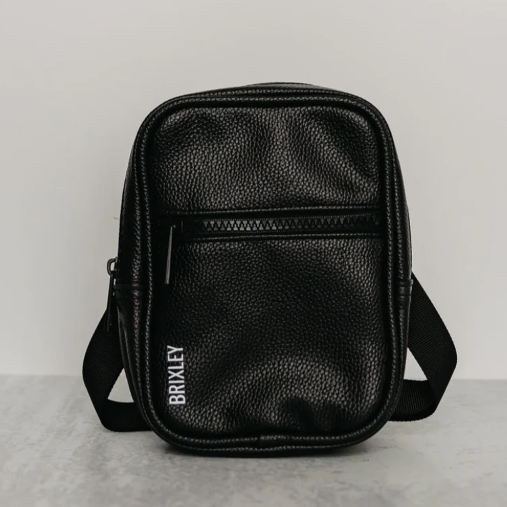 Brixley Leather Midnight Crossbody Sling
